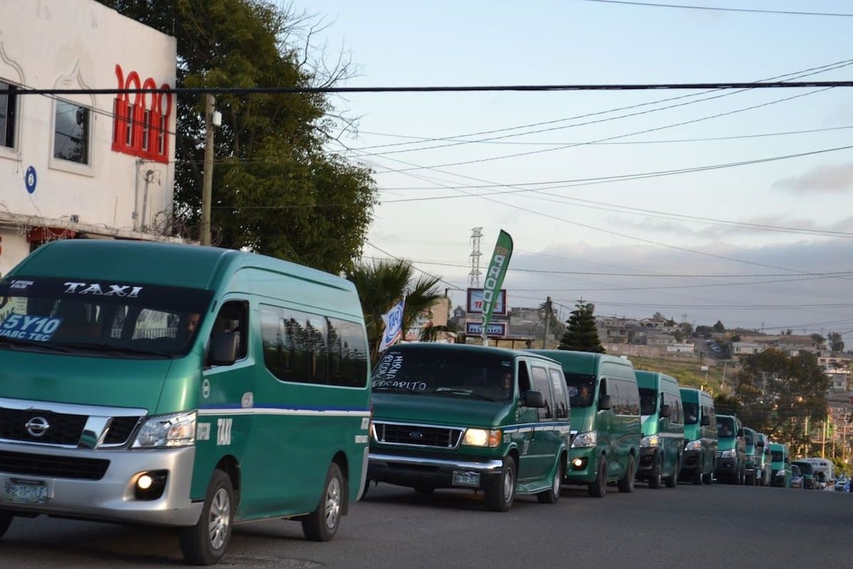 Reducirán unidades de transporte público 50% en Rosarito
