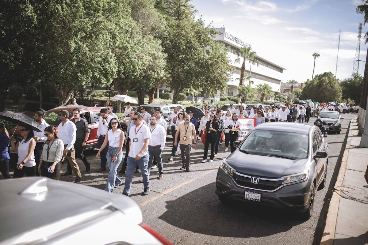 Trabajadores del PJF se unen a manifestación nacional