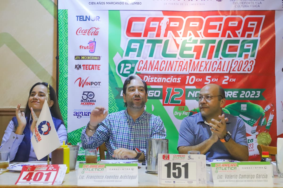 Presentan la 12va edición de la carrera atlética Canacintra