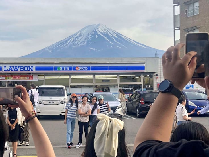 Bloquearon la vista al “Monte Fuji” en Japón 