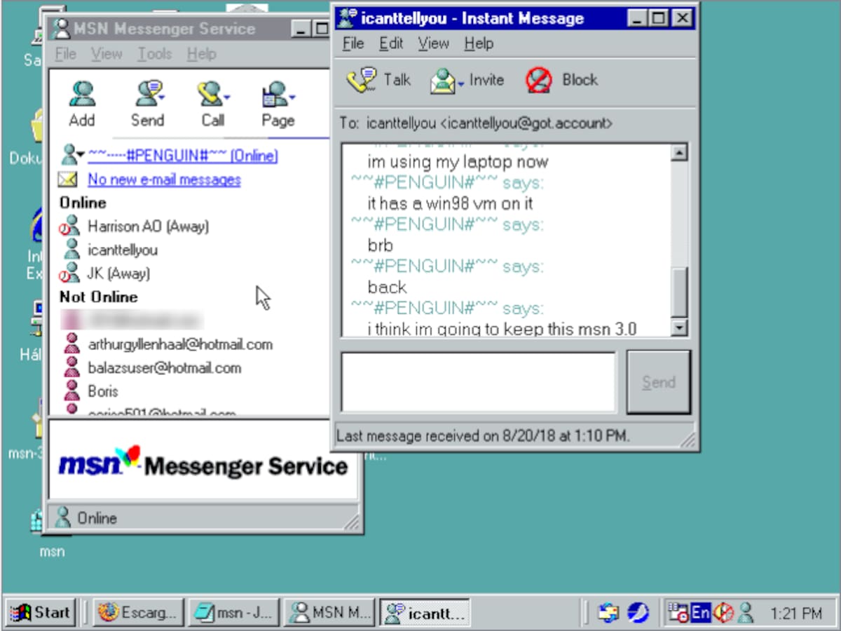 También hay quienes en el 2000, aún utilizaban Windows 98