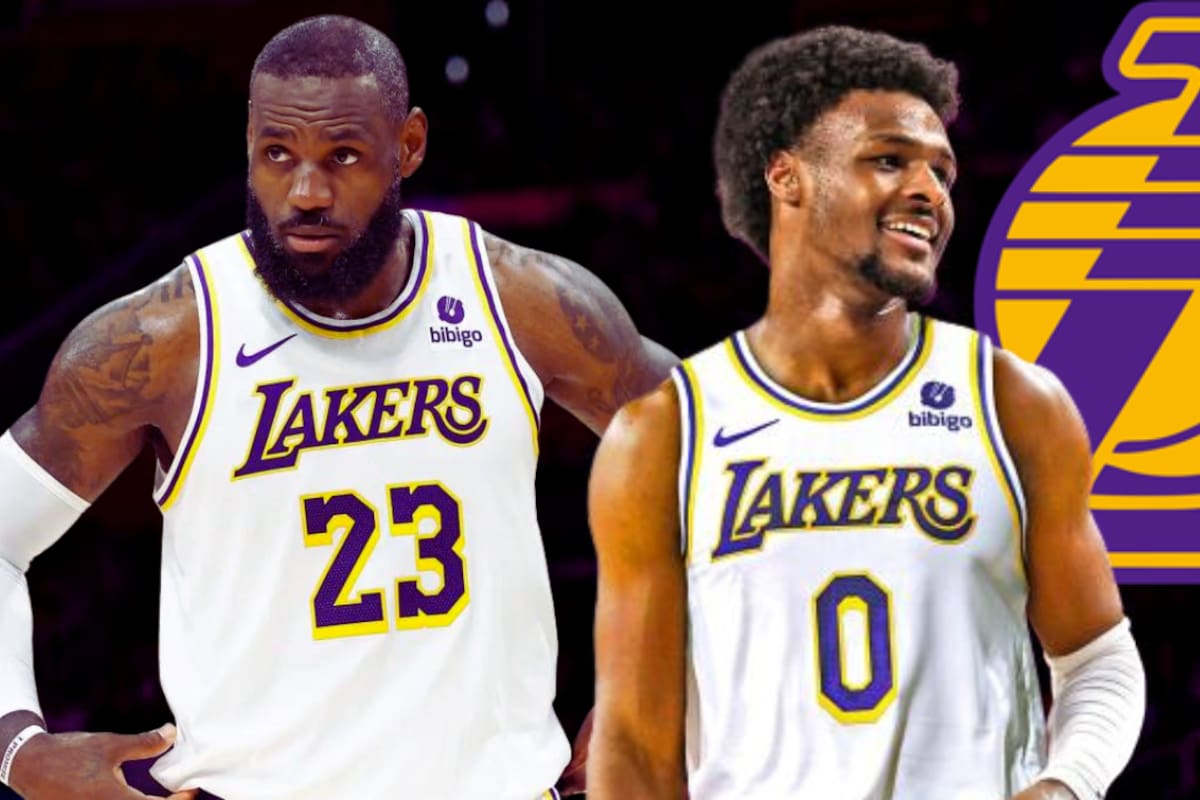 NBA: ¡Oficial! Los Angeles Lakers seleccionan al hijo de LeBron James en el draft de la NBA 2024