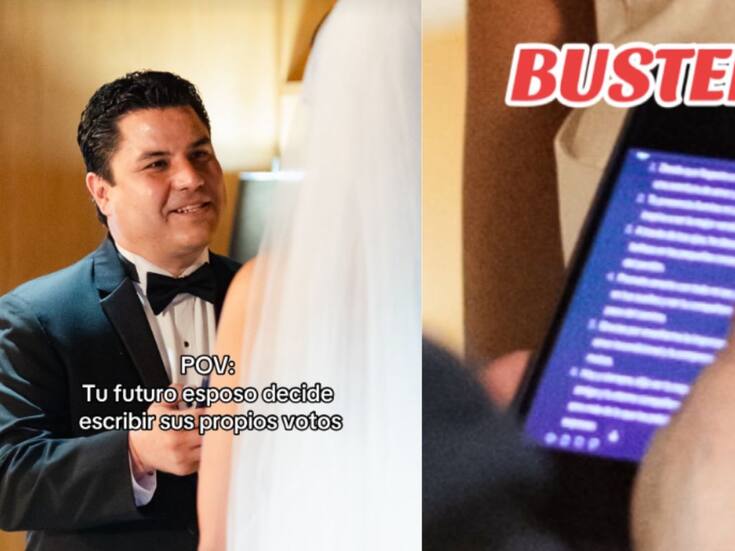 VIDEO de novio usando ChatGPT para escribir votos de su boda levanta fuertes críticas 