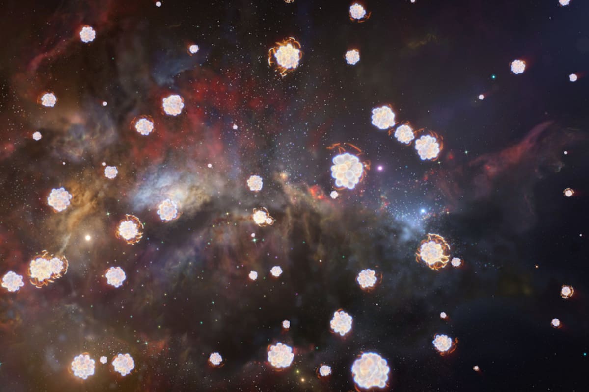 Encuentran restos de las primeras estrellas del universo