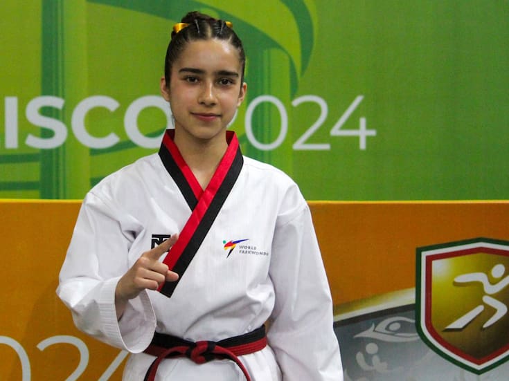 Fernanda Jiménez logra tres medallas en el taekwondo de los Nacionales Conade