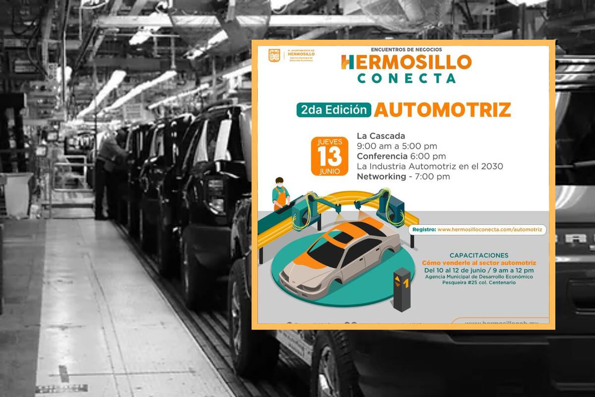 Se llevará a cabo la segunda edición de Hermosillo Conecta Automotriz para empresas locales