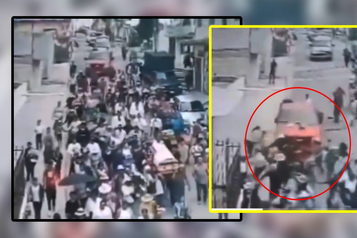 VIDEO: Vehículo atropella a multitud de asistentes en un funeral en Puebla; hay 13 heridos