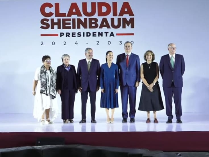 Claudia Sheinbaum presenta a seis miembros de su Gabinete: tres mujeres y tres hombres