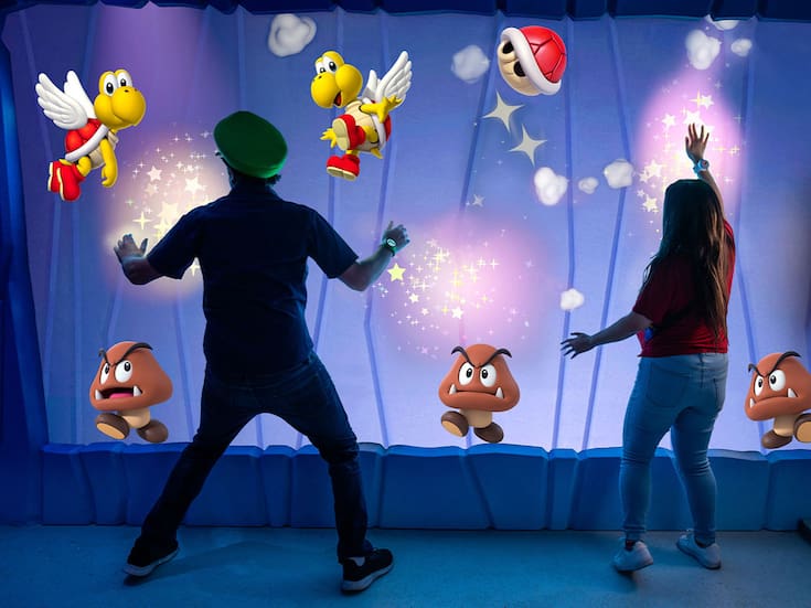 Super Nintendo World en Universal Studios suma nueva pared interactiva