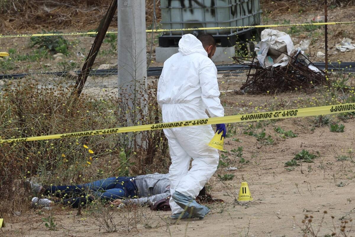 Uno de los cuerpos encontrados corresponde a una mujer de alrededor de 30 años.
