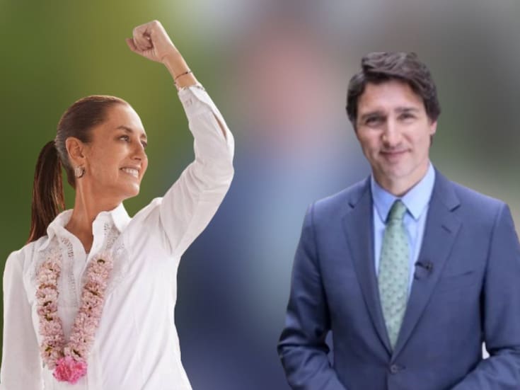 Justin Trudeau felicita a Claudia Sheinbaum por victoria