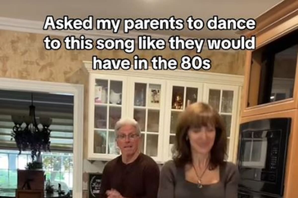 Sorprende reto viral que pone a papás a bailar como en los 80