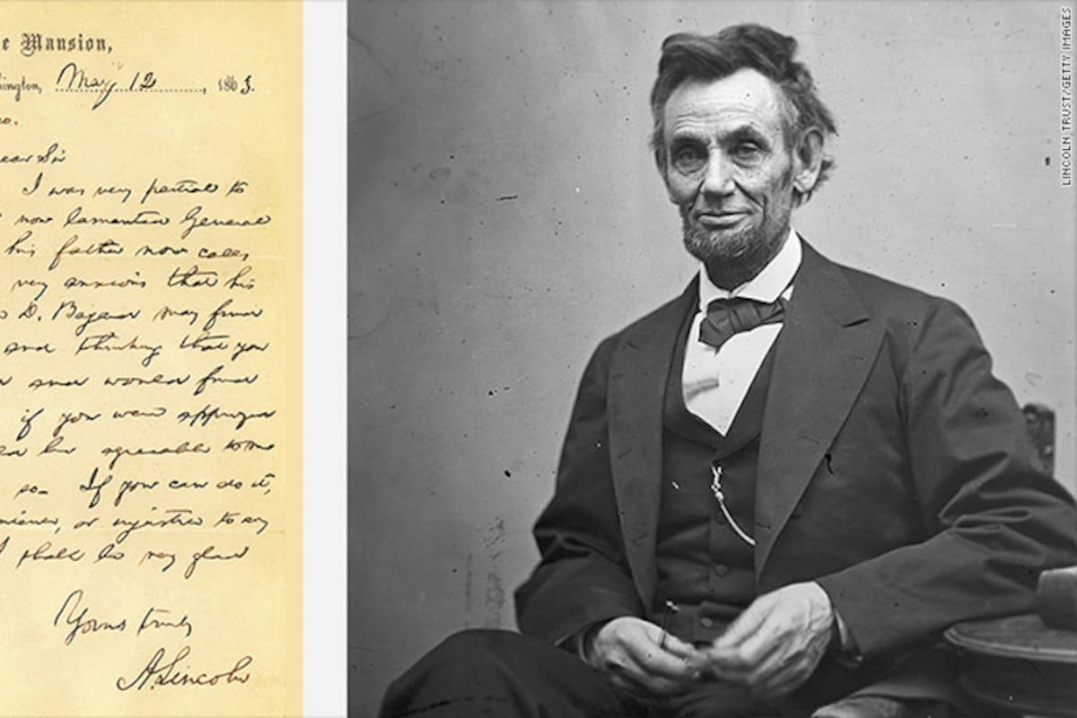 La carta perdida de Abraham Lincoln: Un misterio de la Guerra Civil