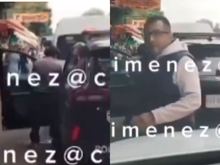 VIDEO: Captan a “madrinas” a bordo de patrulla de la Fiscalía frenando a media calle para orinar; se hacían pasar por policías