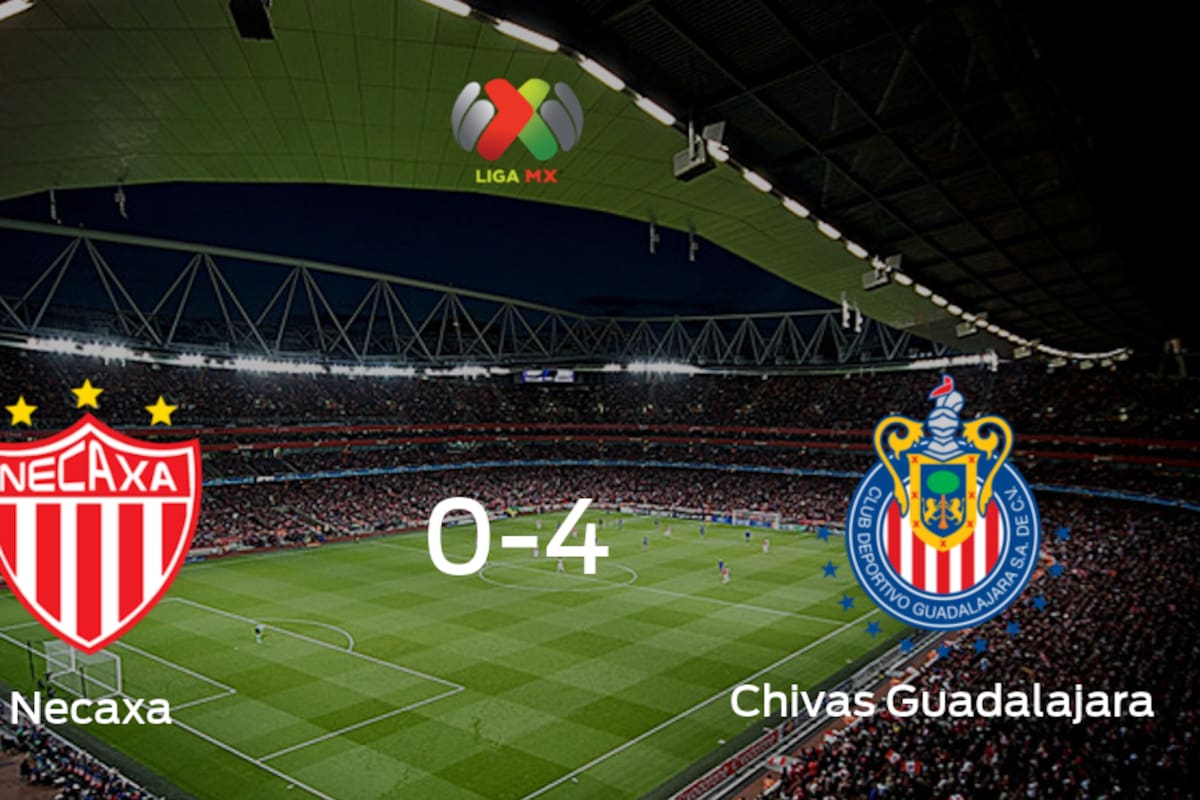 Chivas Guadalajara muestra su poderío tras golear a Necaxa (4-0)
