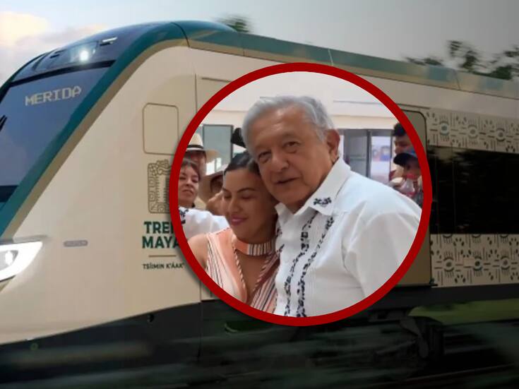 AMLO hace recorrido de Mérida a Campeche en el Tren Maya