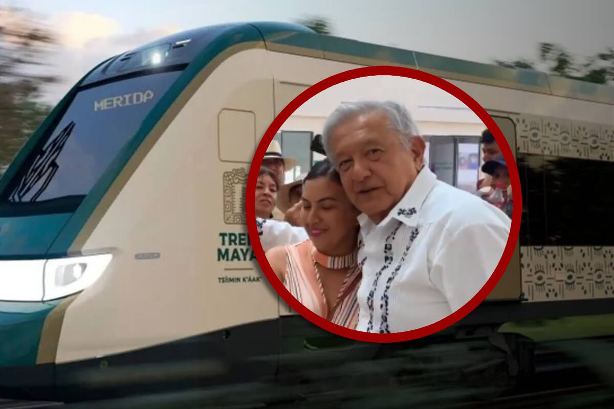 AMLO hace recorrido de Mérida a Campeche en el Tren Maya