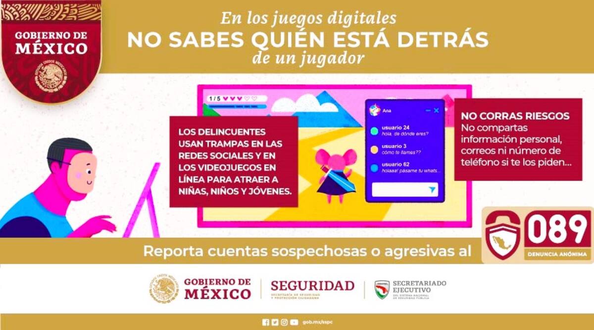 ¿Cómo denunciar prácticas indebidas en los juegos digitales en línea, según el Gobierno de México?