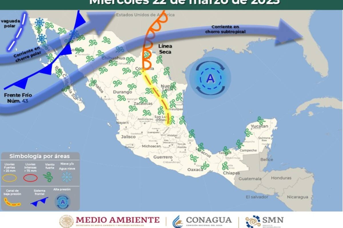 Informa Protección Civil Estatal sobre pronóstico de lluvias en Baja California