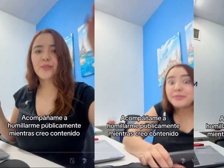 VIRAL: mientras grababa un vídeo para TikTok en su oficina, esta joven tuvo una TREMENDA caída