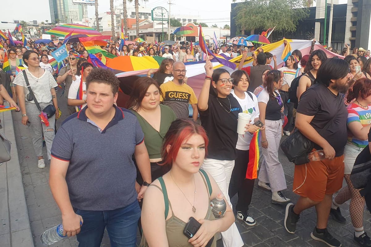  Marcha del Orgullo LGBT+ en Hermosillo: Miles de personas se unen para celebrar la diversidad
