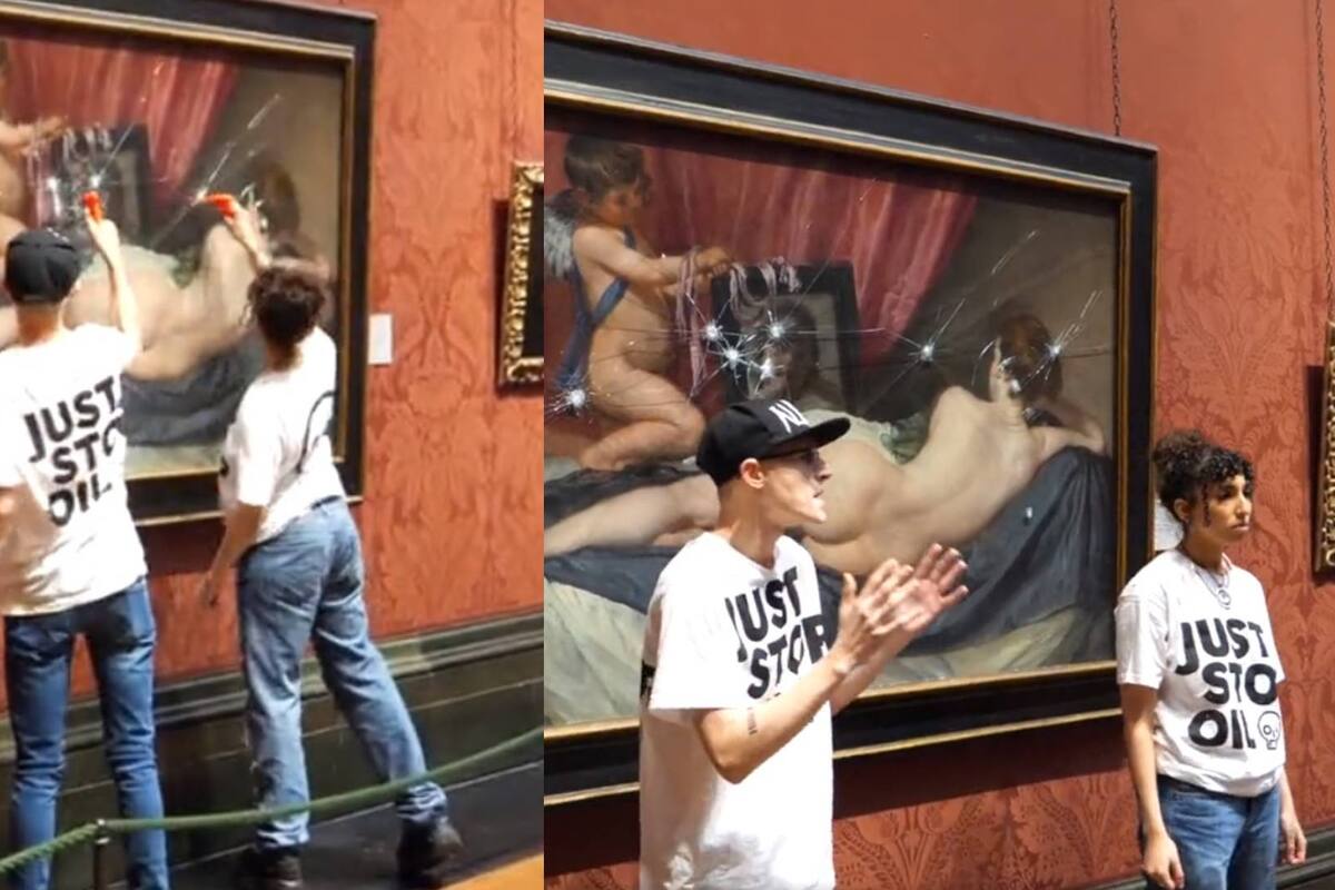 Activistas atacan al "Venus" de Diego Velázquez con martillos en Londres
