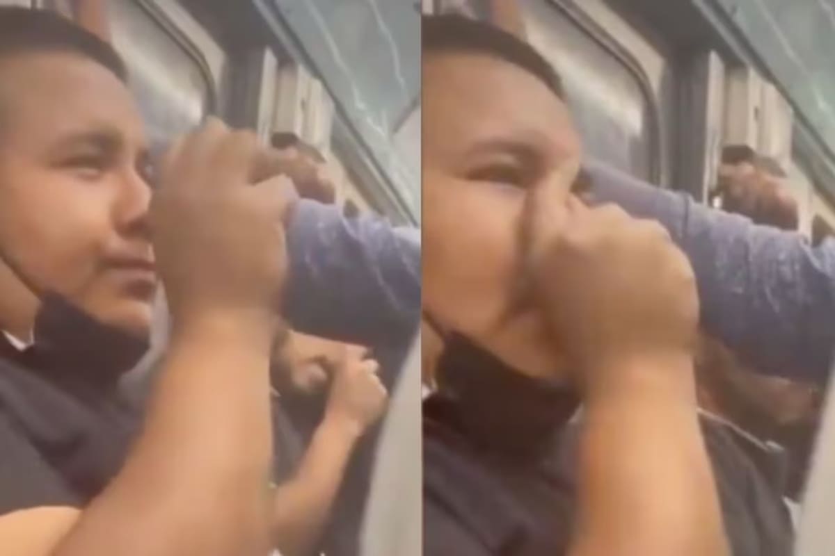 VIDEO: Graban a hombre supuestamente drogándose en vagón del Metro CDMX
