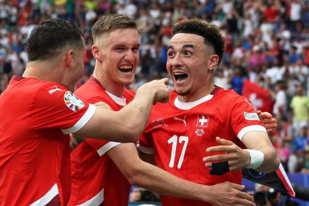 Suiza sorprende al vencer 2-0 a Italia y avanza a cuartos de final en la Eurocopa 2024