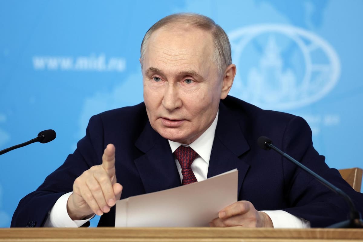 Putin dice a Corea del Sur que sería “un gran error” abastecer de armas a Ucrania
