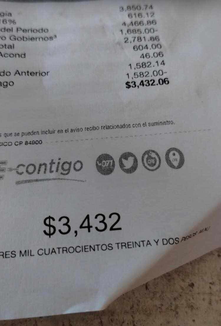 Reportan En Ures Excesivos Cobros De Hasta 14 Mil Pesos De Luz En Recibo De La Cfe Noticias De 9487